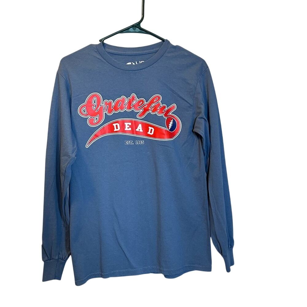 Grateful Dead long sleeve shirt liquid blue